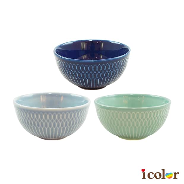 雫十草陶瓷碗(11cm)