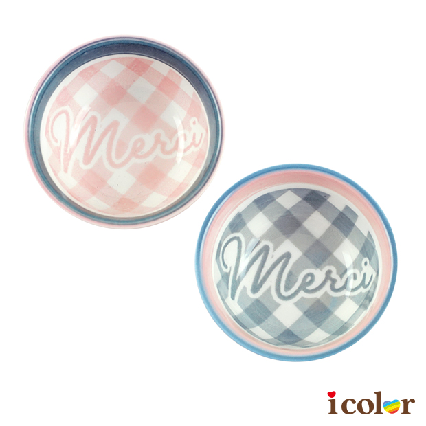 淡色文字陶磁碗(6cm)