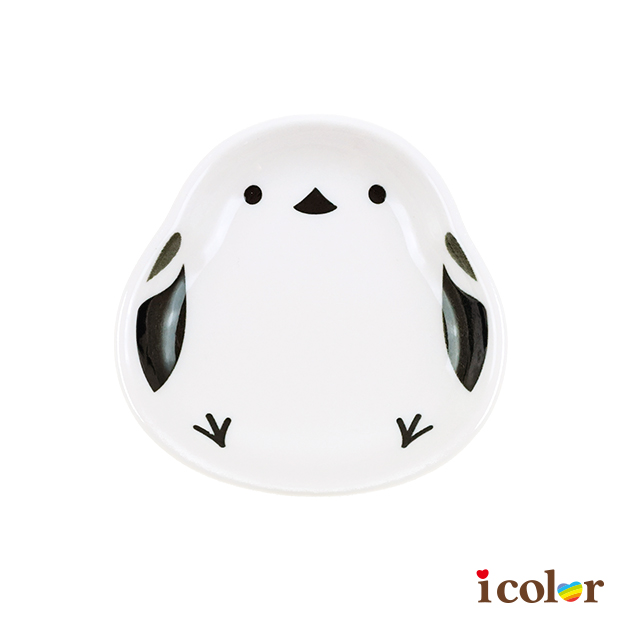 長尾山雀陶瓷盤(8.5cm)