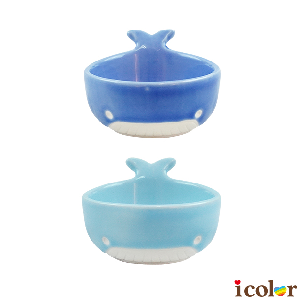 鯨魚造型迷你陶缽