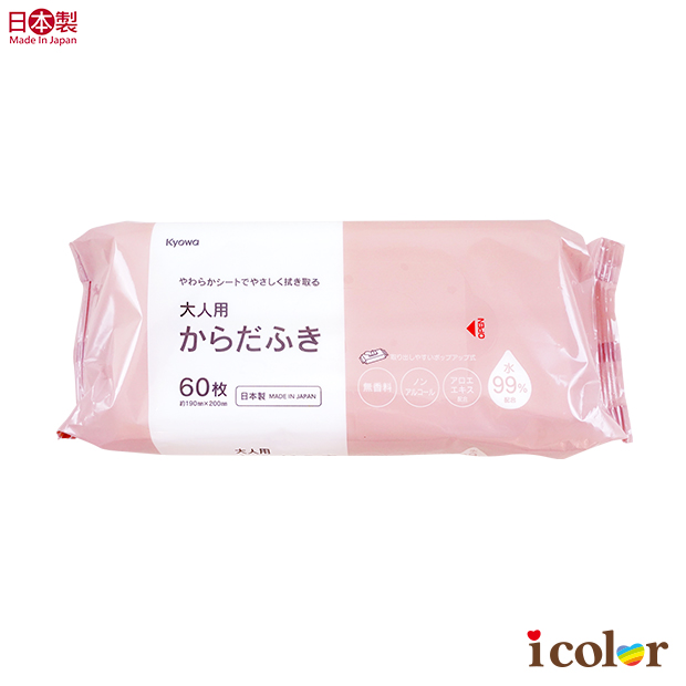 成人擦澡濕紙巾(60枚)