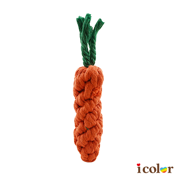 寵物綿繩玩具(紅蘿蔔)