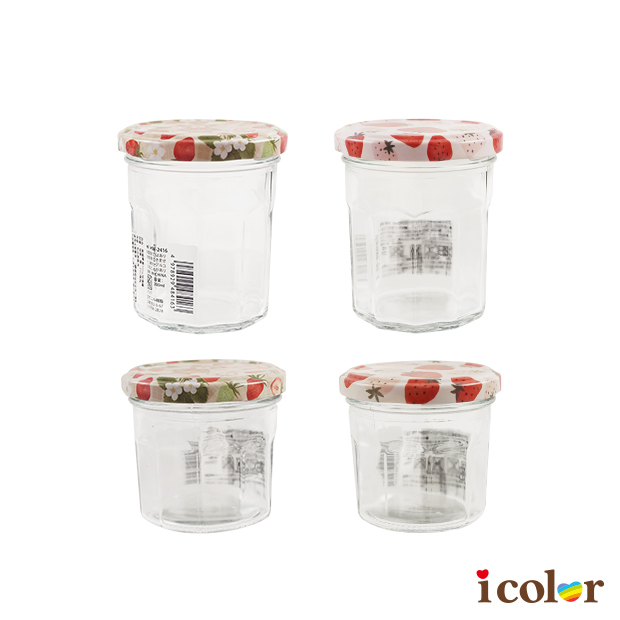 草莓鐵蓋玻璃罐(150ml&200ml)