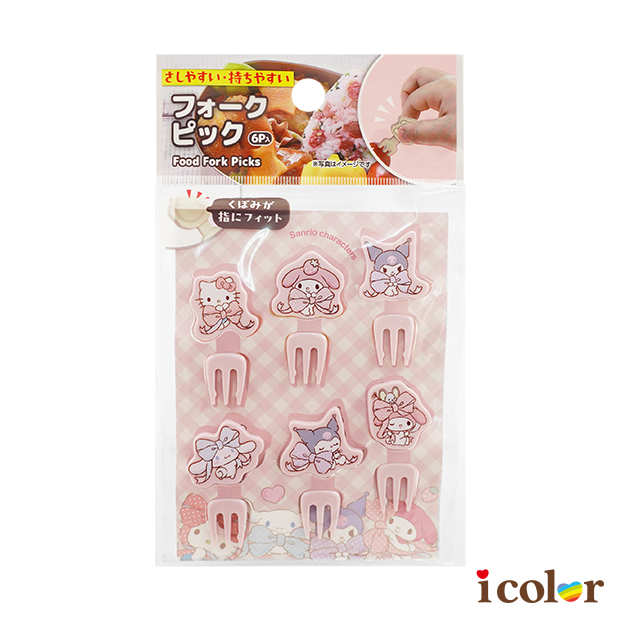 三麗鷗家族料理裝飾叉(蝴蝶結)