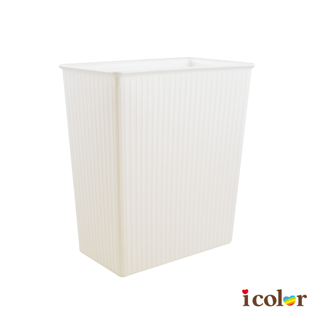 方型垃圾桶-白色(2.8L)
