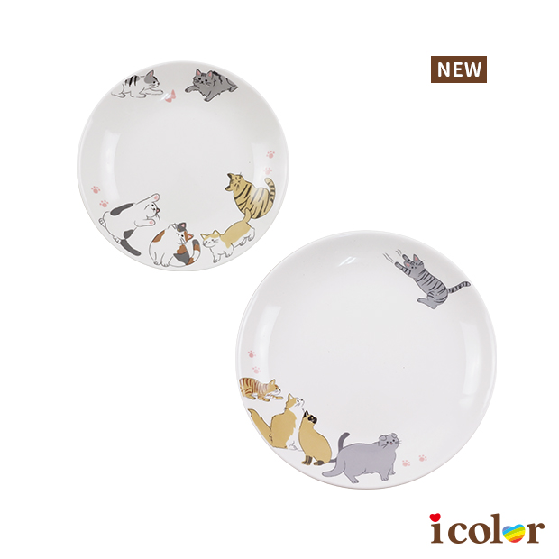 我的貓陶瓷平盤(13&16.5cm)