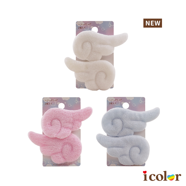 二入天使翅膀髮夾