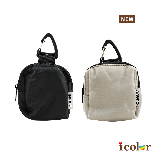 帆布扣環收納包