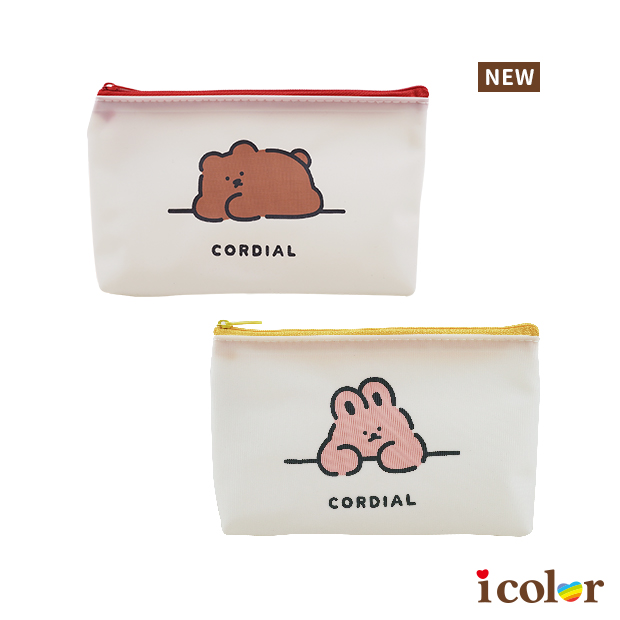熊熊&兔子半透明化妝包