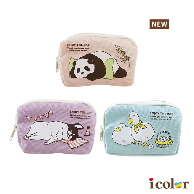 可愛動物化妝包