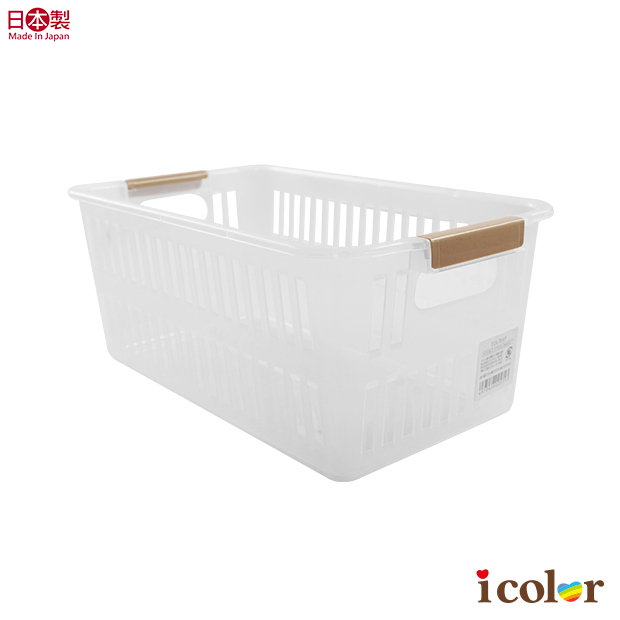 Miel雙耳收納籃(透明)