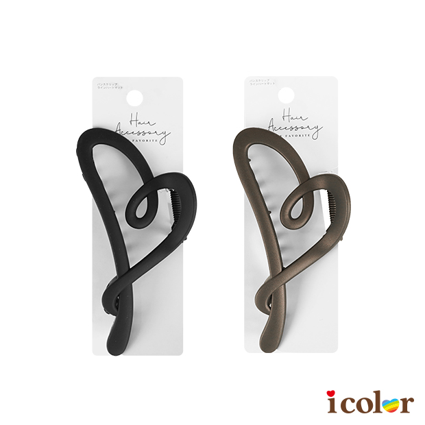 愛心框線鯊魚夾