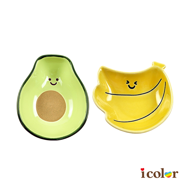 酪梨&香蕉造型陶缽