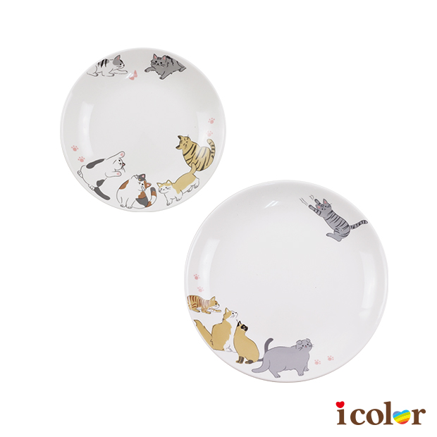 我的貓陶瓷平盤(13&16.5cm)