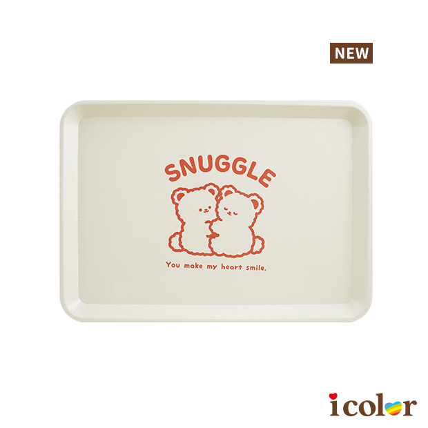 彩色熊托盤(31cm)