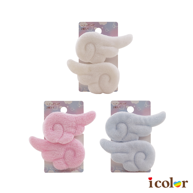 二入天使翅膀髮夾