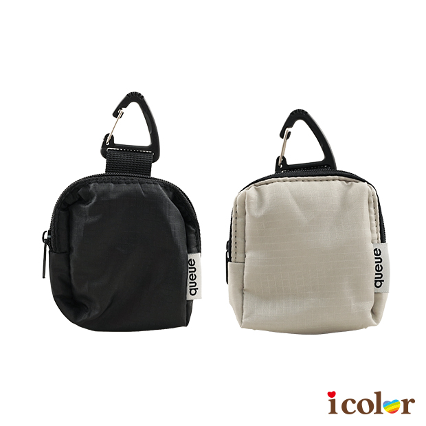 帆布扣環收納包