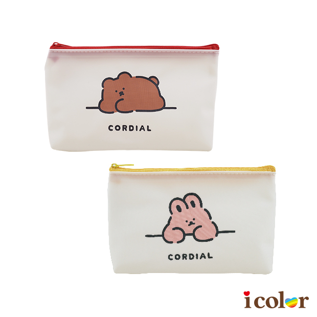 熊熊&兔子半透明化妝包