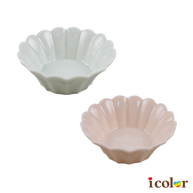 粉彩芙蓉陶瓷缽(7.5cm)