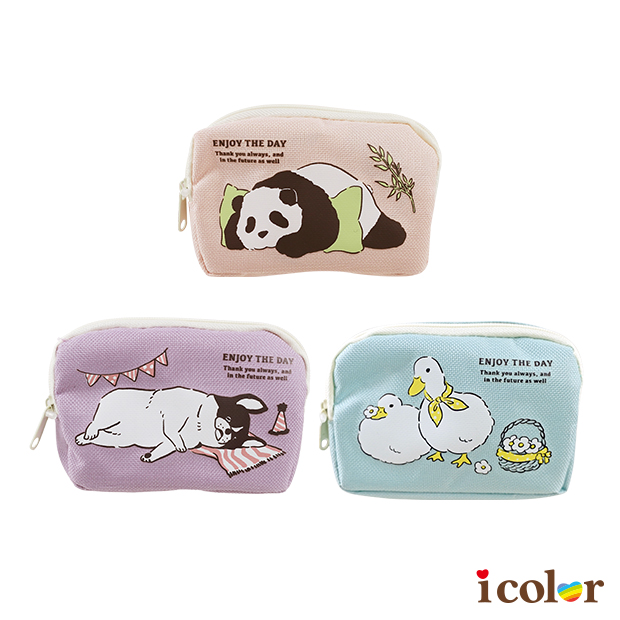 可愛動物化妝包