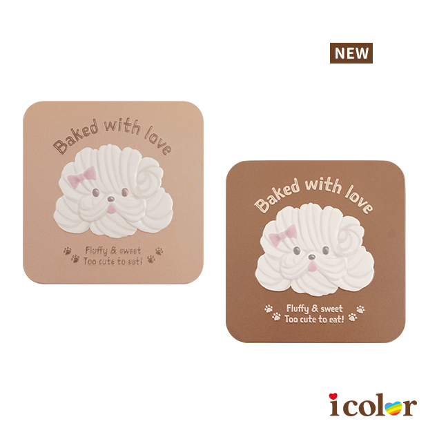 方形狗狗收納鐵盒(10.5cm)