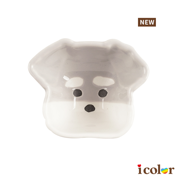 雪納瑞造型迷你陶缽