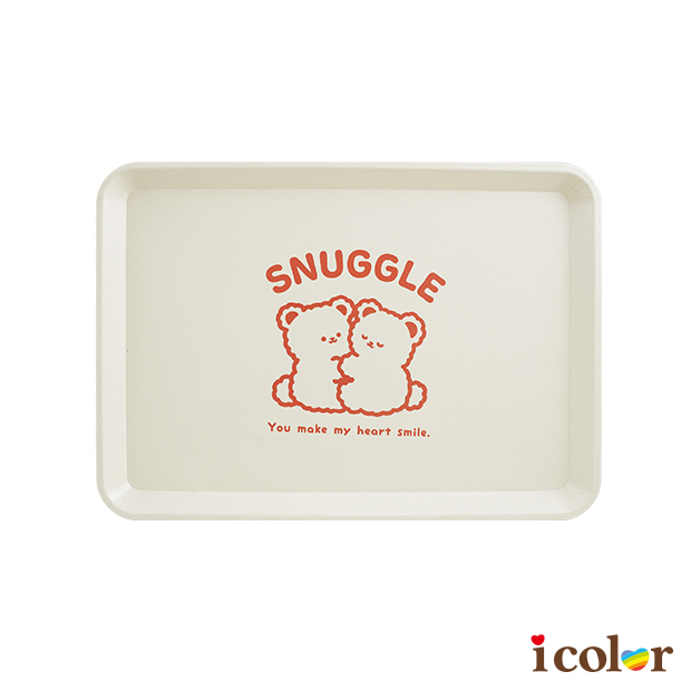 彩色熊托盤(31cm)