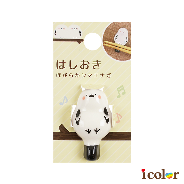 長尾山雀造型筷架