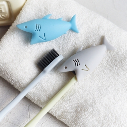 矽膠鯊魚牙刷套